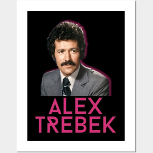 Alex trebek vintage fan art Wall Art by MarketDino